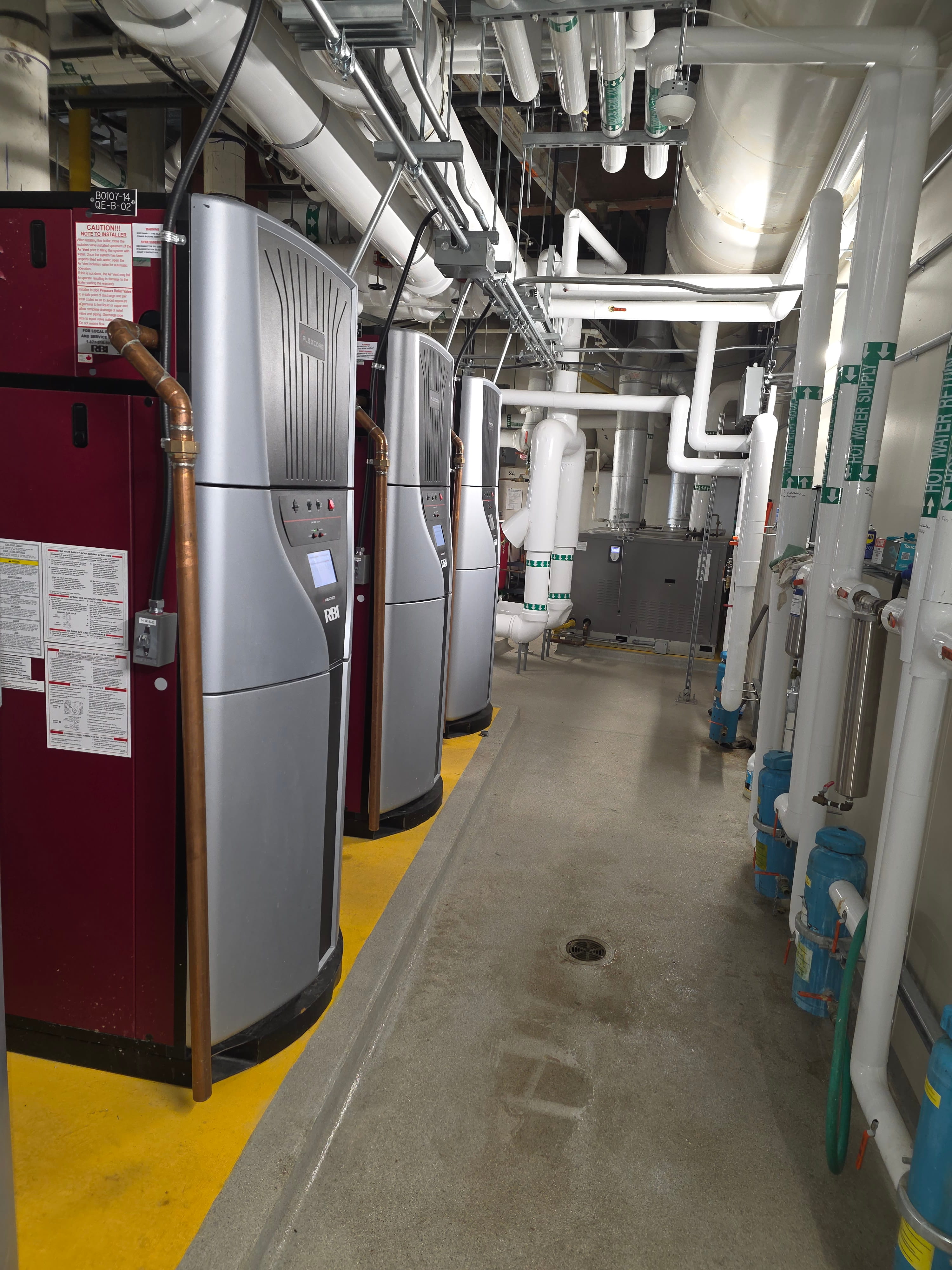 Commercial RBI Boiler Room Installation